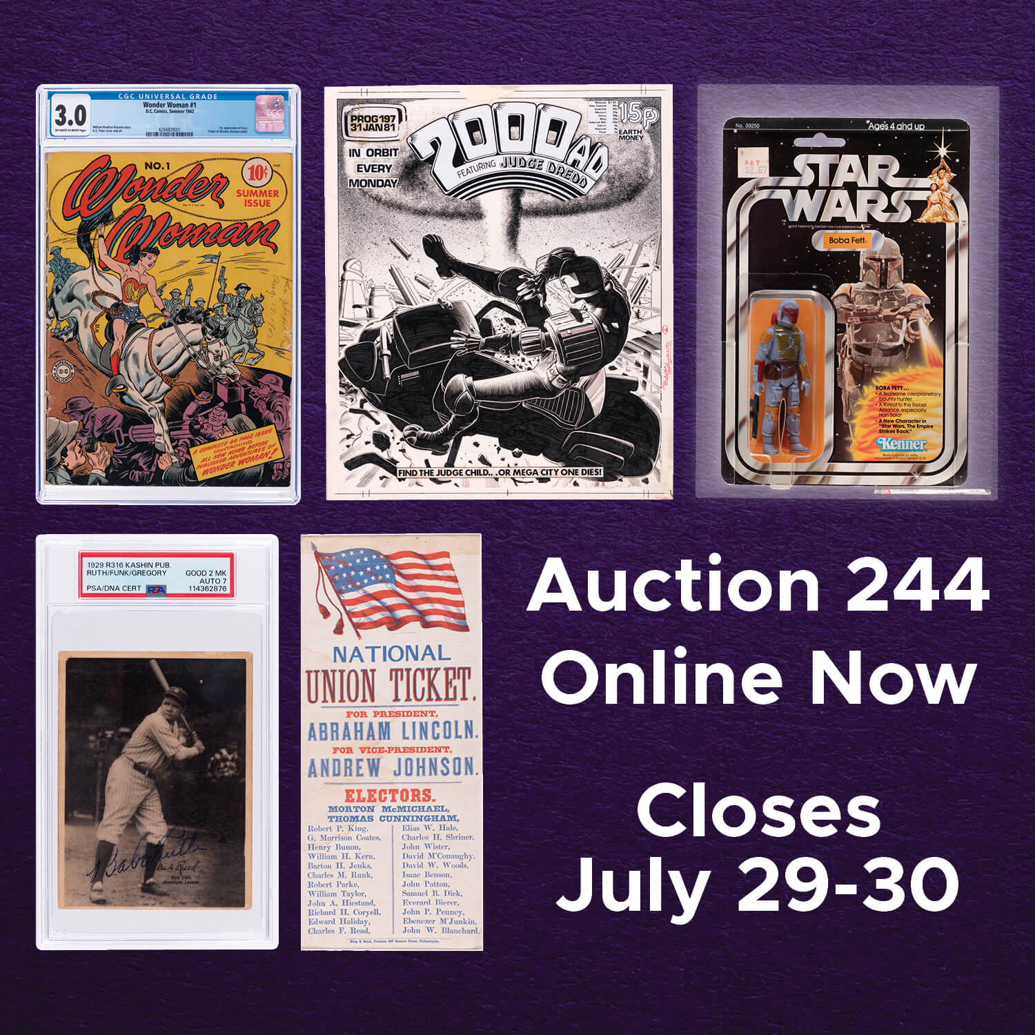 Image of Items in Auction 1032